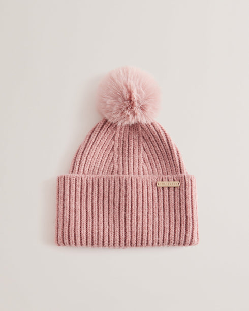 EMILYYA-Hats-Knitted bobble Hat- Ted Baker Romania